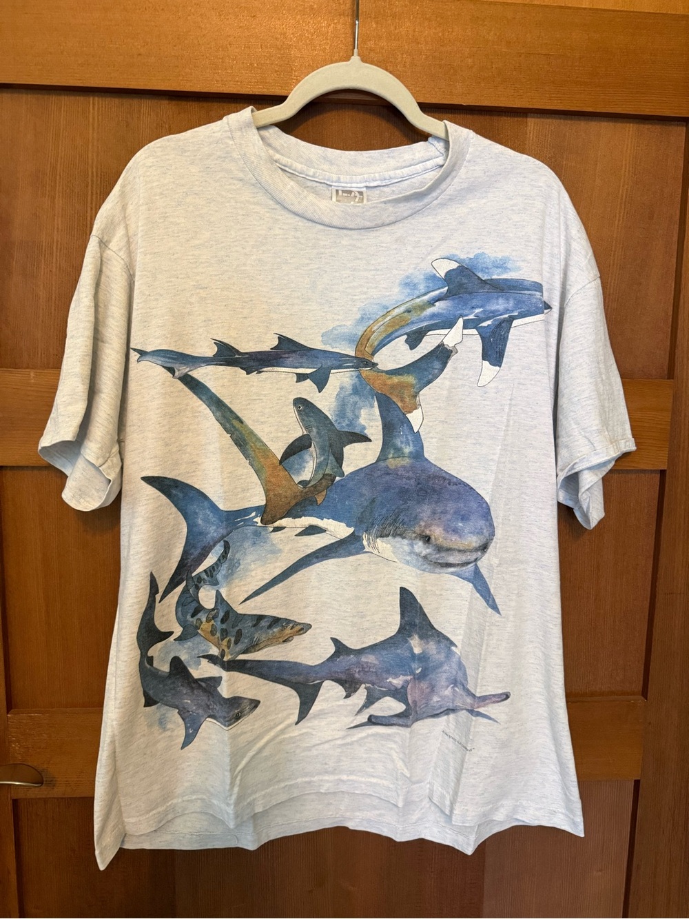 90’s AOP Shark Tre